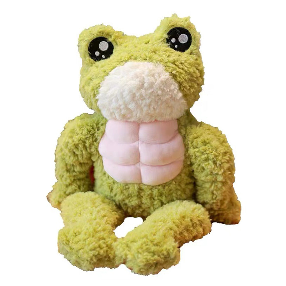 Funny Fitness Muscle Frog Stuffed Animal Plush – Toy Triver