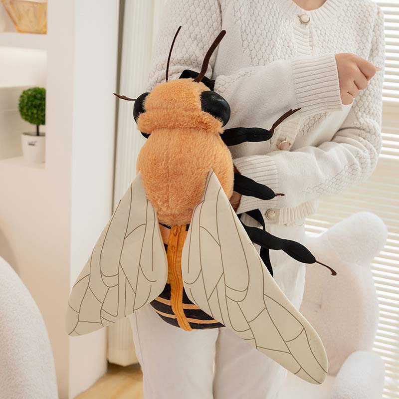 Cute Bee Plush Backpack