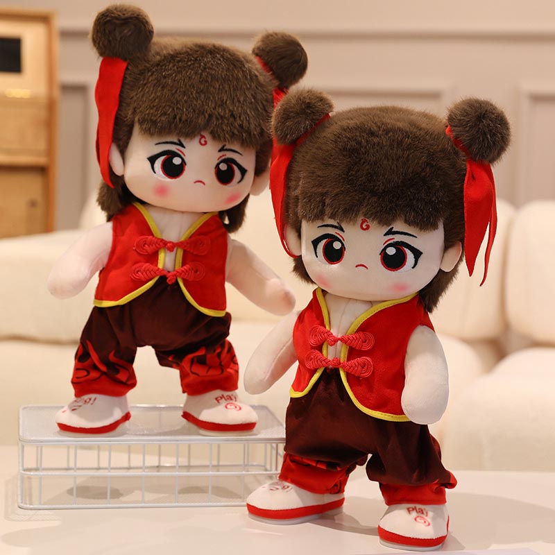 Funny Nezha Electric Plush Toy