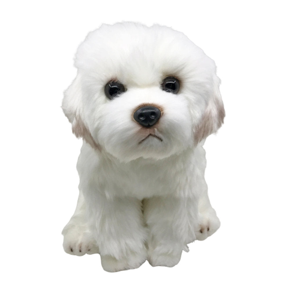 Stuffed maltese dog store toy