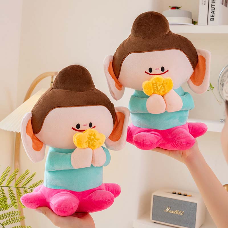 Wealth Lotus Buddha Plush Toy