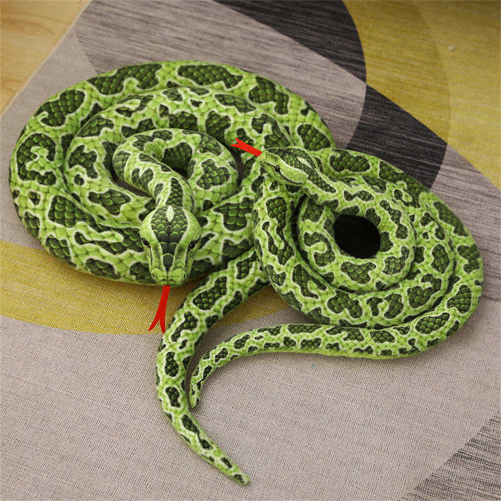 Giant Python Snake Stuffed Animal Plush toy triver