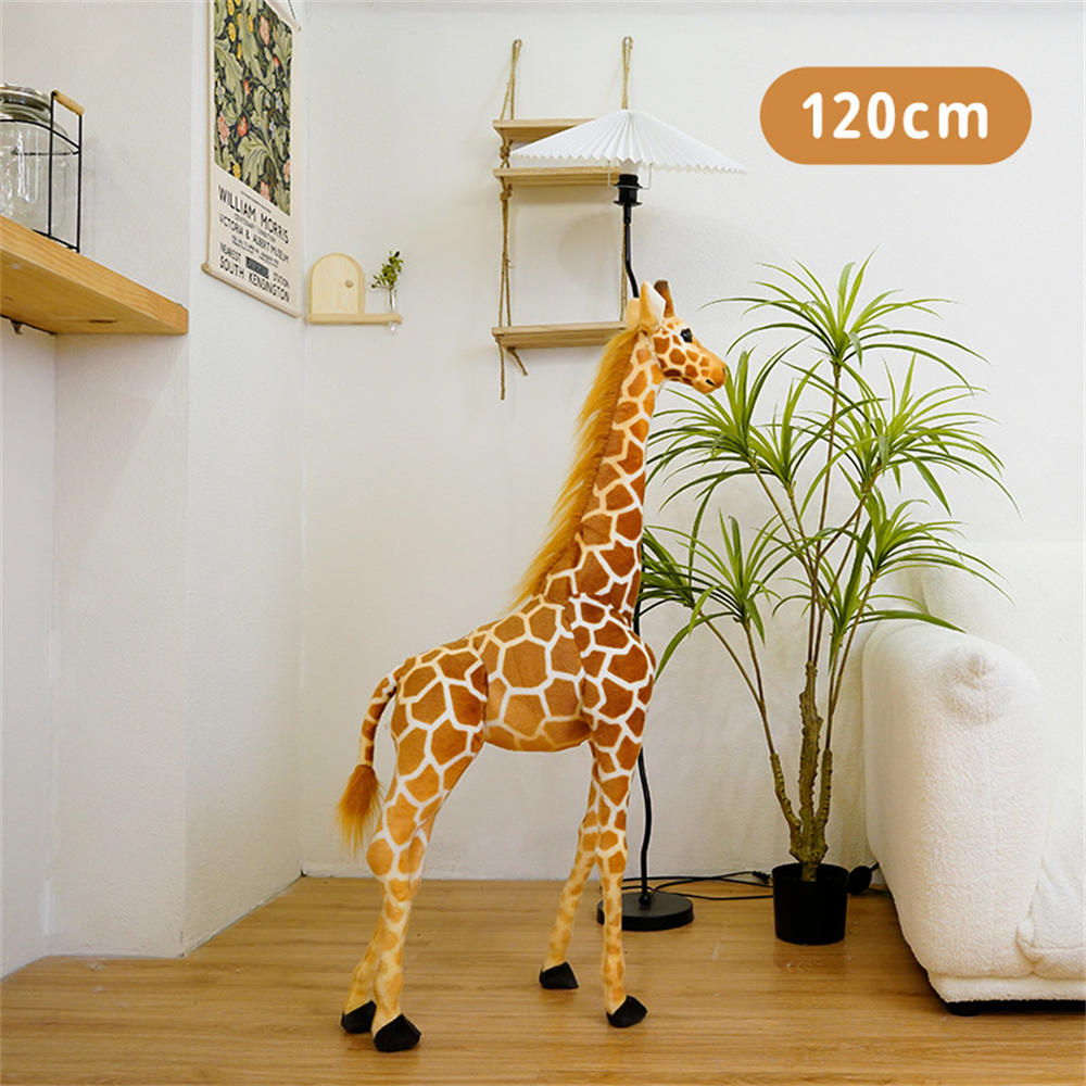 Kawaii Giraffe Plush Toys Stuffed Animals Doll Kids Gifts Cute Room Decor Photo Props toy triver