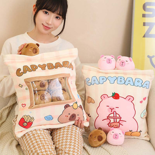 A Bag of Cute Capybara Plush Toy toy triver