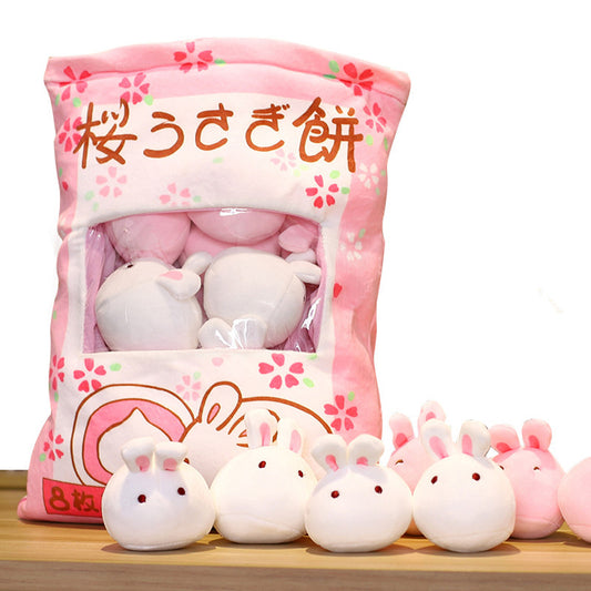 A Bag of Kawaii Bunny Rabbit Plush toy triver