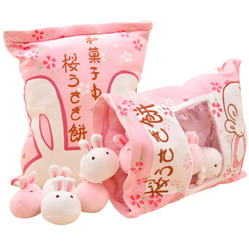 A Bag of Kawaii Bunny Rabbit Plush toy triver