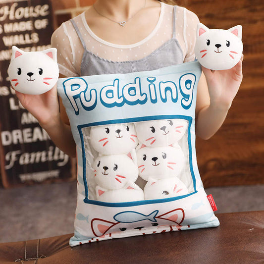 A Bag of Kawaii Cat Plush Toys Stuffed Animals Doll toy triver