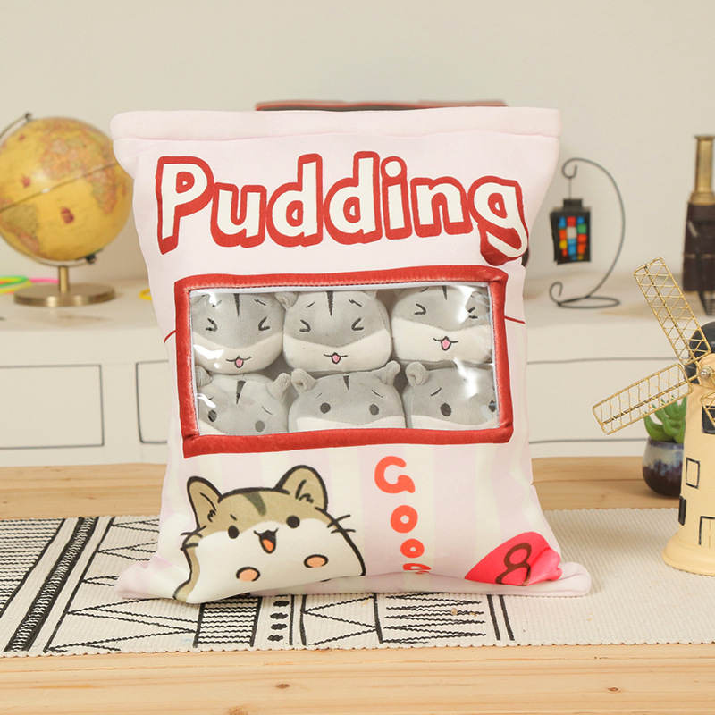 A Bag of Kawaii Hamster Plush Toy Stuffed Animal toy triver