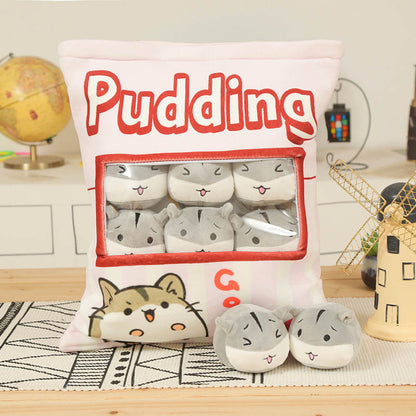 A Bag of Kawaii Hamster Plush Toy Stuffed Animal toy triver