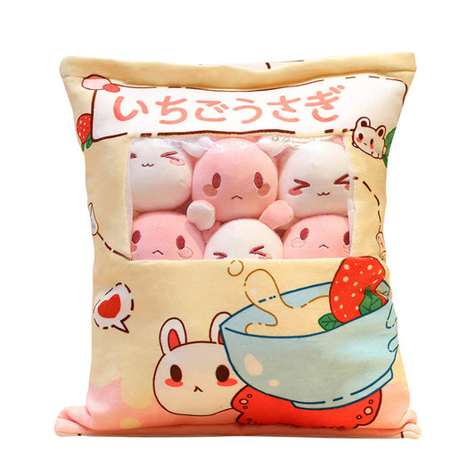 A Bag of Kawaii Hotpot Bunny Rabbit Plush Toy toy triver