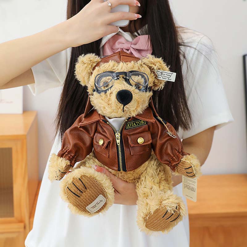 Air Force Fighter Pilot Teddy Bear Plush Toy toy triver