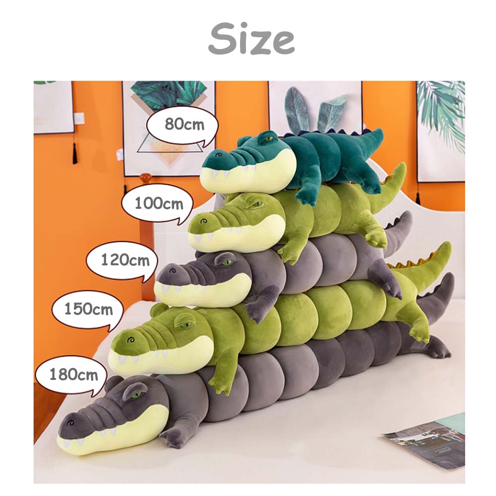 Giant Alligator Crocodile Stuffed Animal Plush toy triver