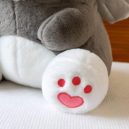 Angel Husky Dog Stuffed Animal Plush