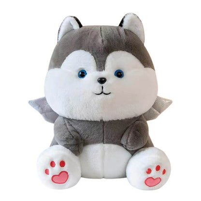 Angel Husky Dog Stuffed Animal Plush