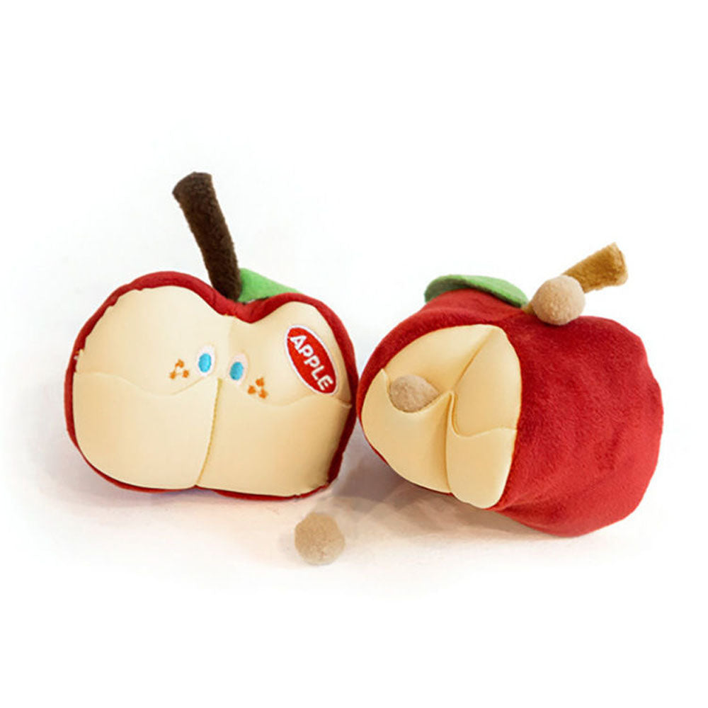 Apple Interactive Plush Dog Chew Toys toy triver