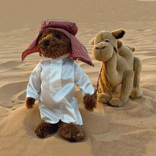 Arabian Camel & Joint Teddy Bear Plush Toy toy triver