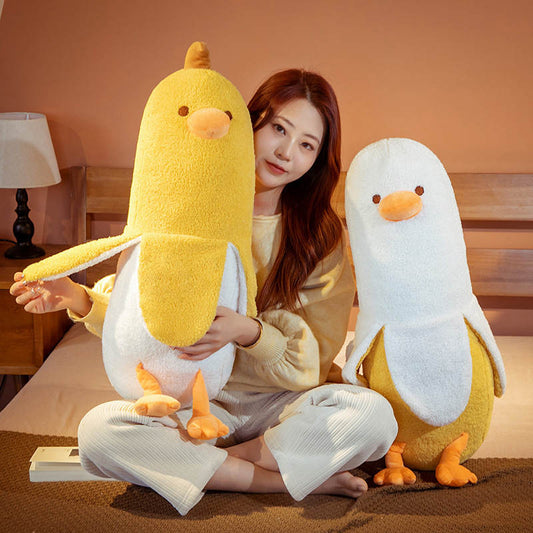 Banana Duck Plush Toy Stuffed Animal Pillow Cushion toy triver