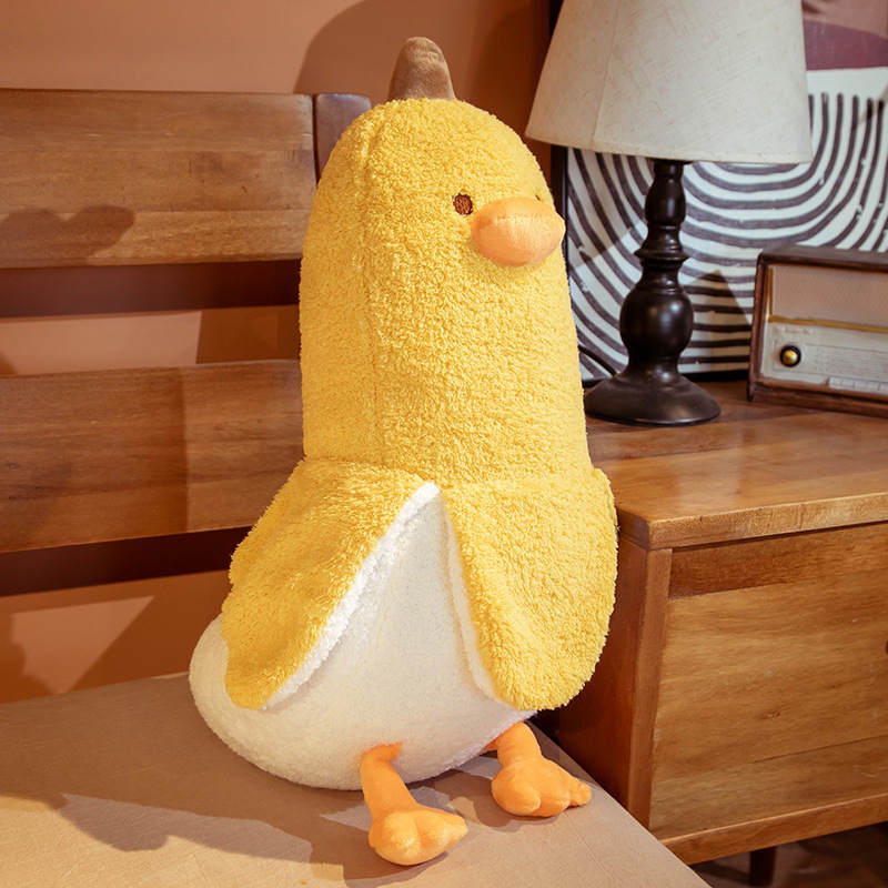 Banana Duck Plush Toy Stuffed Animal Pillow Cushion toy triver