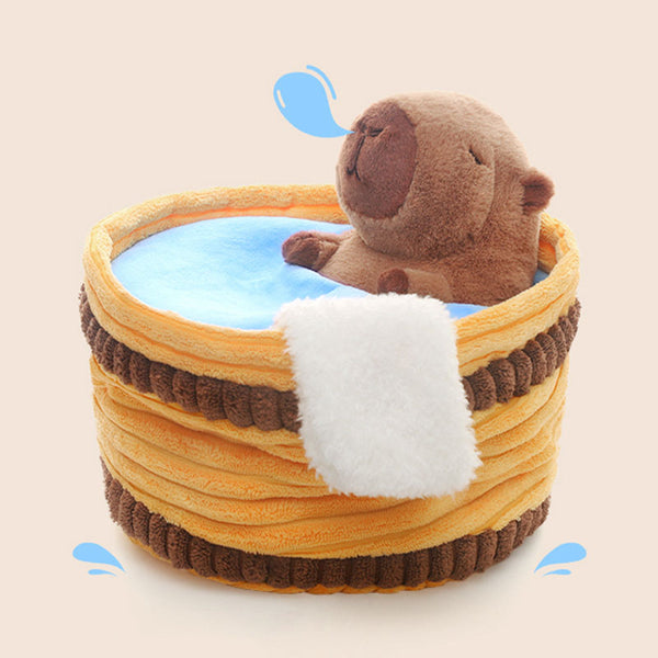 Bathing Capybara Plush – Soft Cute Stuffed Animal Toy Gift – Toy Triver