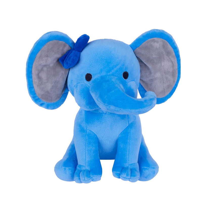 Cute Blue Elephant Plush Toy toy triver