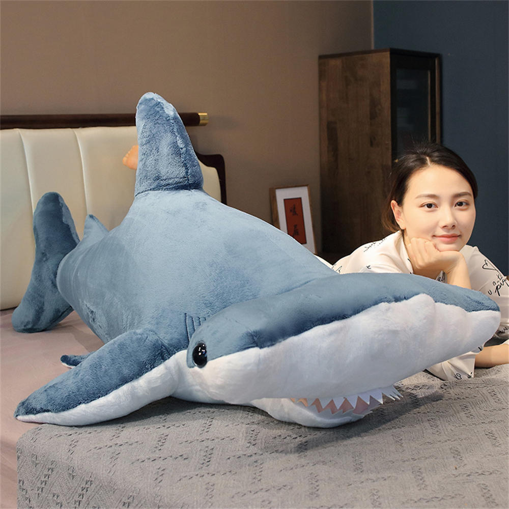 Shirk Stuff Giant Hammerhead Shark Plush Toy Stuffed Animal – Toy Triver