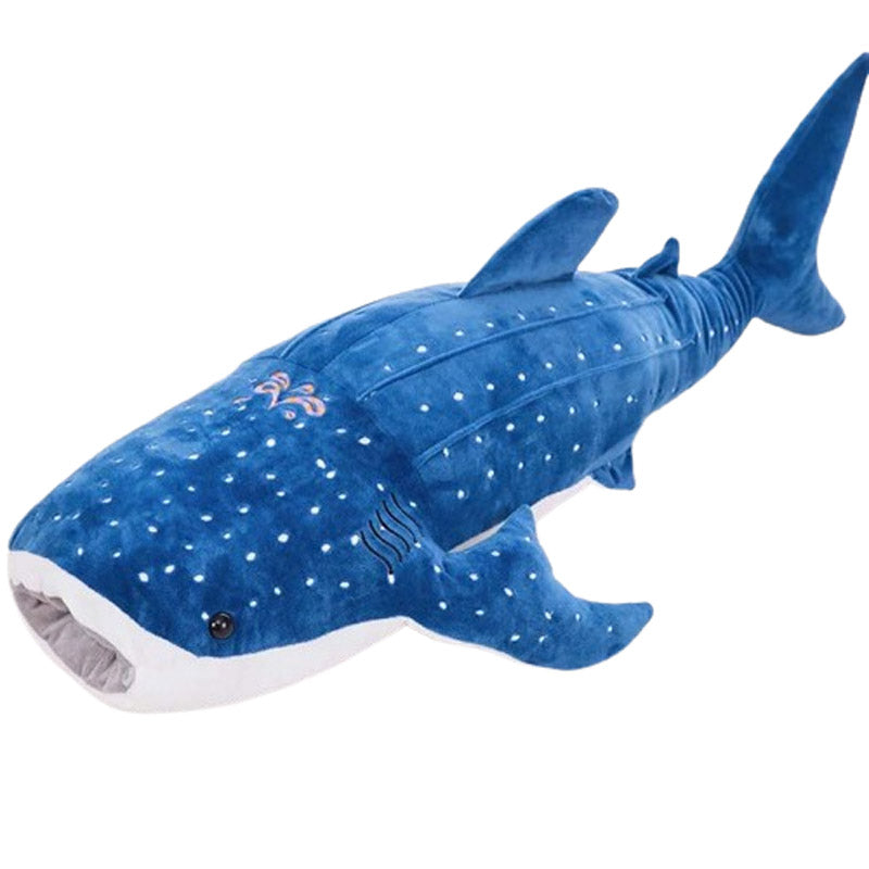 Blue Shark Whale Plush Toy Pillow toy triver