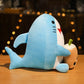 Kawaii Boba Shark Plush Toy Stuffed Animal toy triver