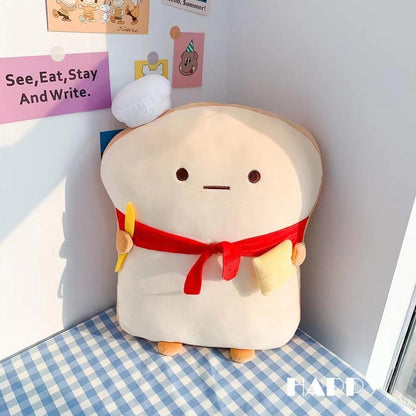 Kawaii Baguette Bread Toast Pillow Plush Toys Stuffed Doll toy triver