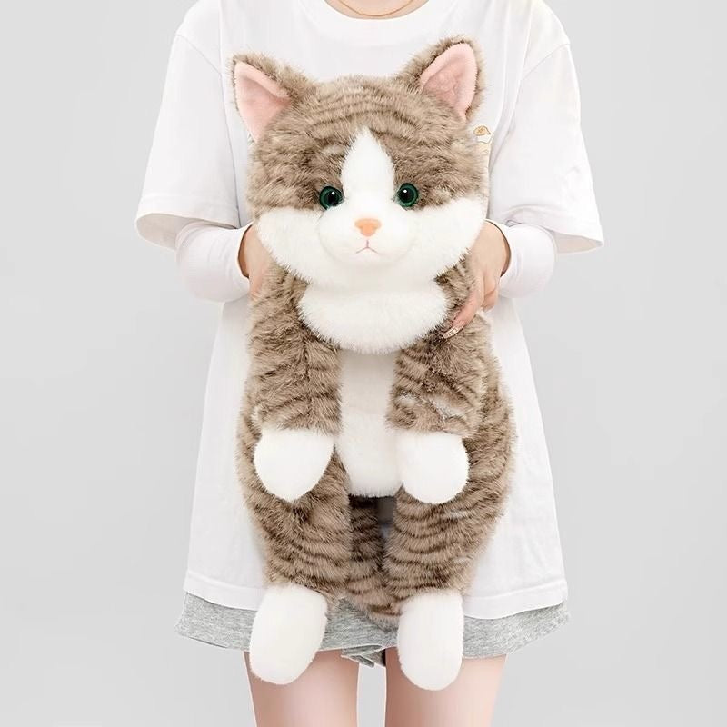 Adorable Brown Tabby Cat Plush Toy Perfect Gift For Cat Lovers Toy adorable-brown-tabby-cat-plush-toy-perfect-gift-for-cat-lovers-toy