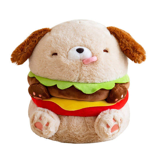 Kawaii Burger Dog Stuffed Animal Plush toy triver