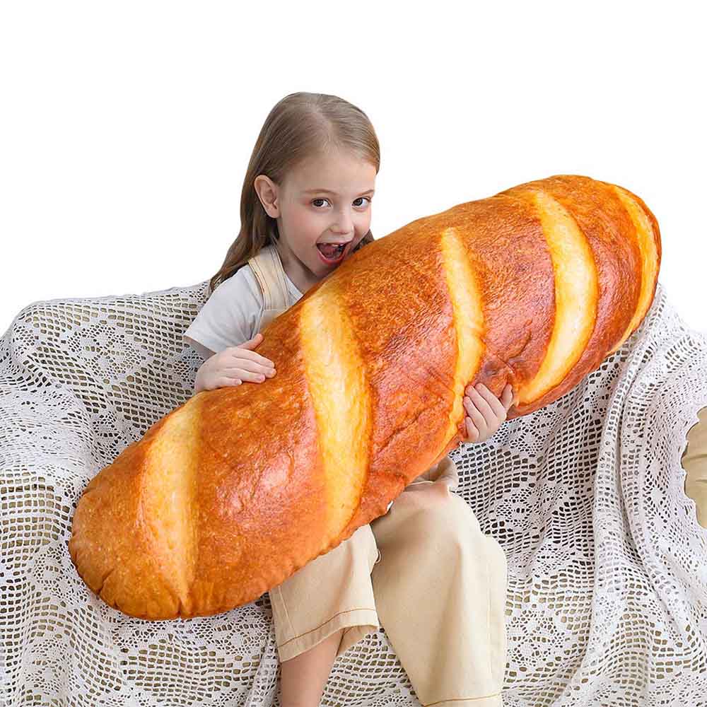 Kawaii A loaf of Bread Baguette Body Pillow Plush Toys Stuffed Doll toy triver