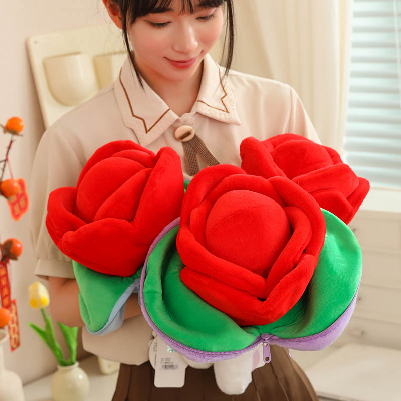 Candy Rose Flower Bouquet Plush Toy toy triver