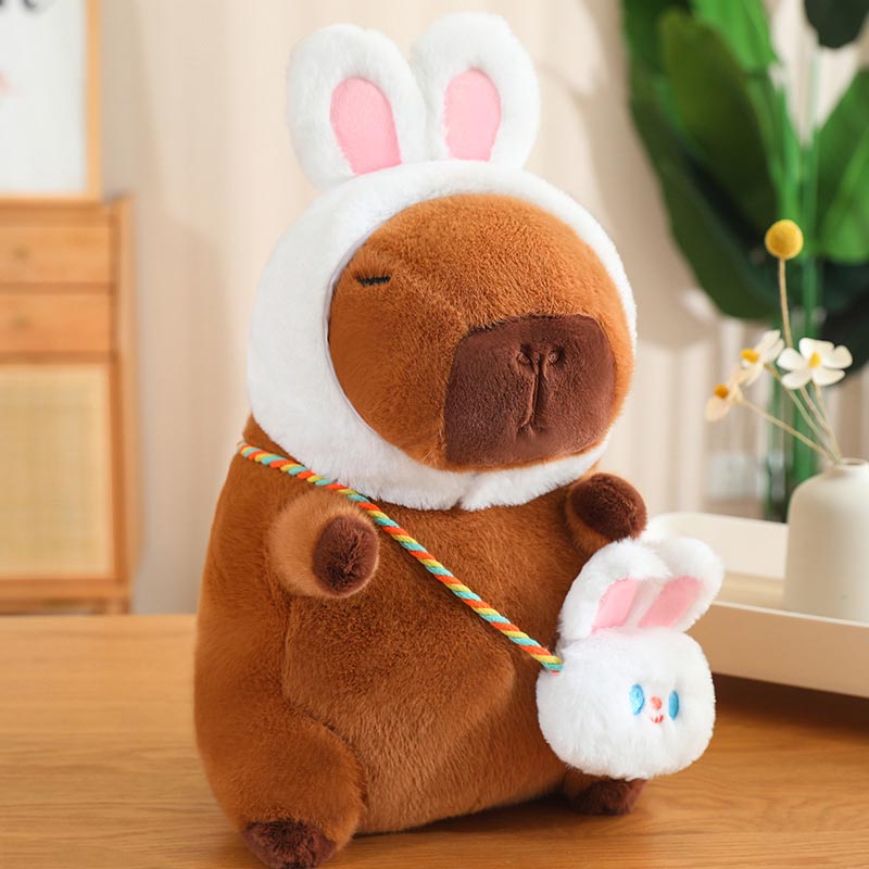 Capybara Plush Toy Cosplay Frog Bunny Dinosaur Dog toy triver