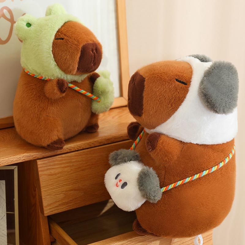 Capybara Plush Toy Cosplay Frog Bunny Dinosaur Dog toy triver