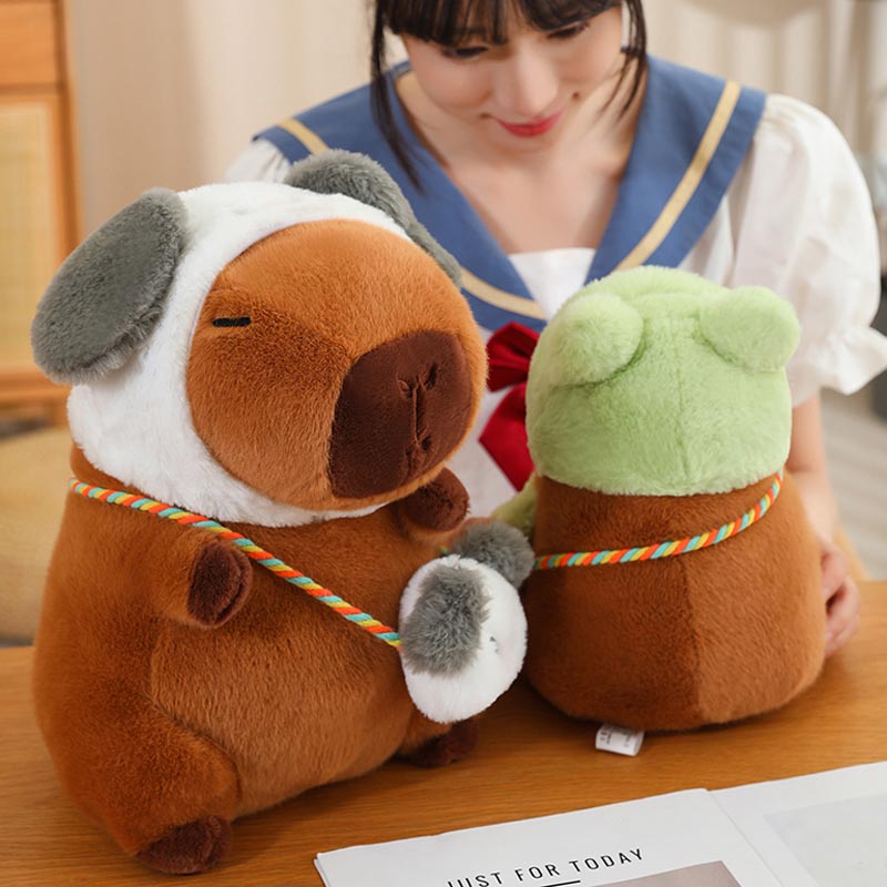 Capybara Plush Toy Cosplay Frog Bunny Dinosaur Dog toy triver