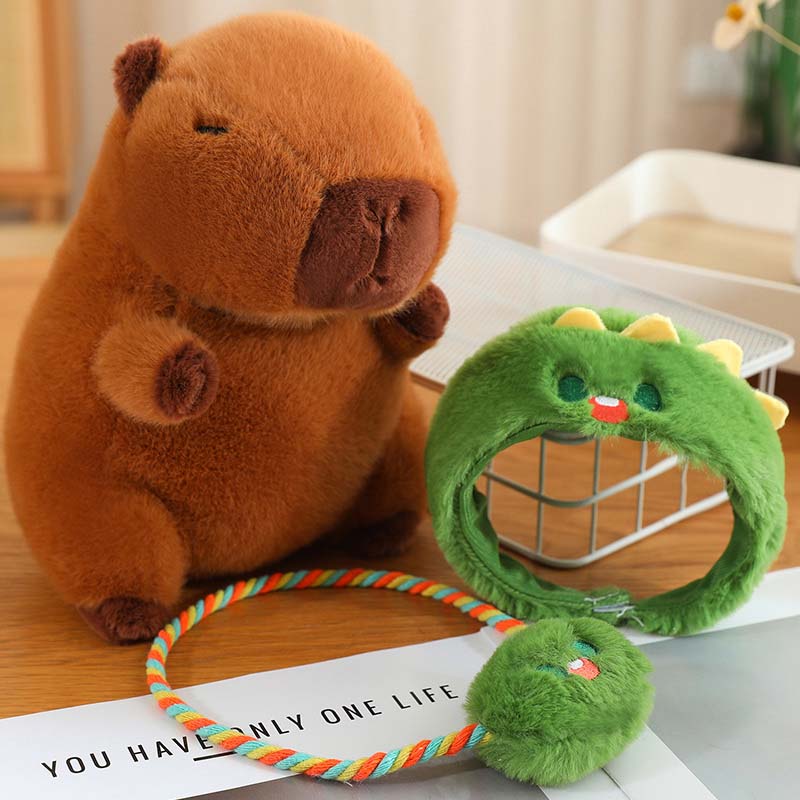 Capybara Plush Toy Cosplay Frog Bunny Dinosaur Dog toy triver