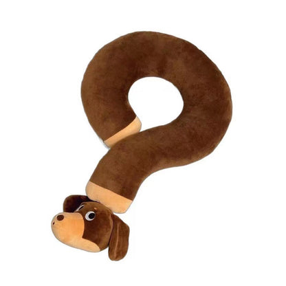 Cozy Dachshund Dog Neck Pillow toy triver