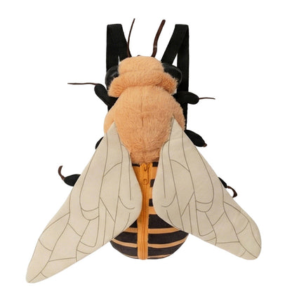 Cute Bee Plush Backpack