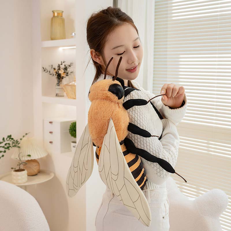 Cute Bee Plush Backpack