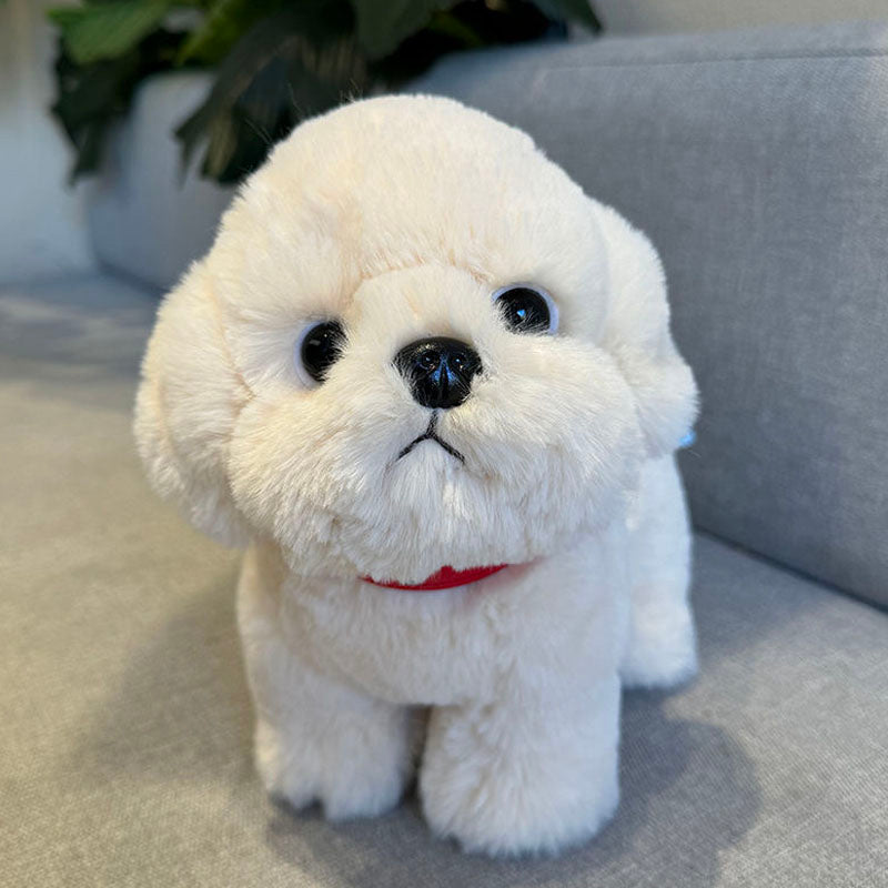 Cute Bichon Frise Stuffed Animal Plush toy triver