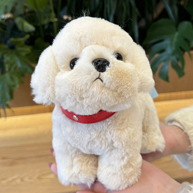 Cute Bichon Frise Stuffed Animal Plush toy triver