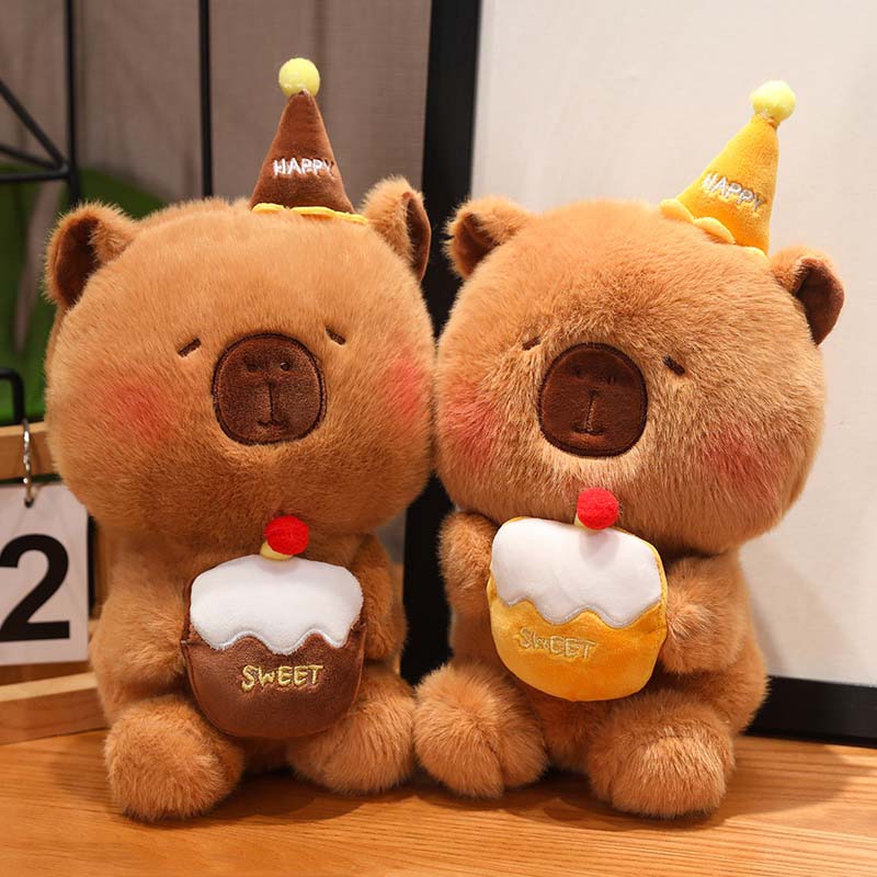 Cute Birthday Capybara Plush Toy toy triver