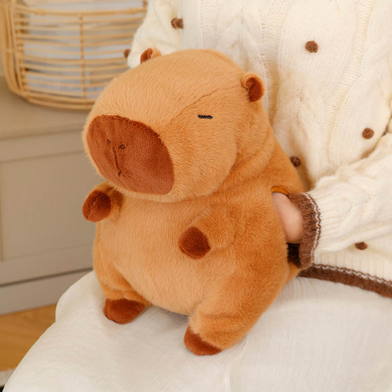 Cute Capybara Hand Warmer Plush Pillow toy triver