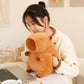 Cute Capybara Hand Warmer Plush Pillow toy triver