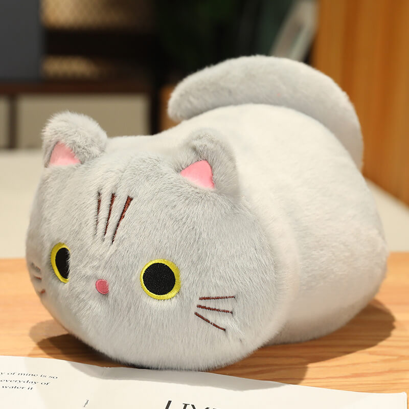 Cute Cat Stuffed Animal Soft Cat Plush Pillow Toy Triver