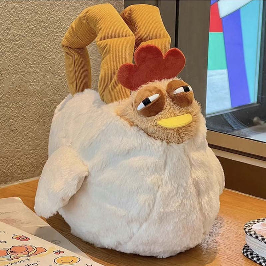 Cute Chicken Plush Handbag🐔 toy triver
