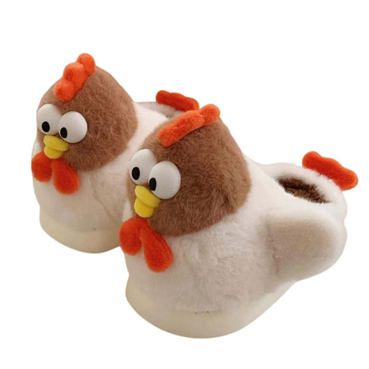 Cute Chicken Plush Slippers