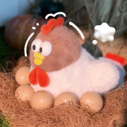 Cute Chicken Plush Slippers