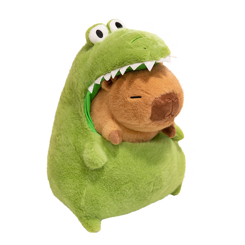 Cute Crocodile with Capybara Plush Toy toy triver