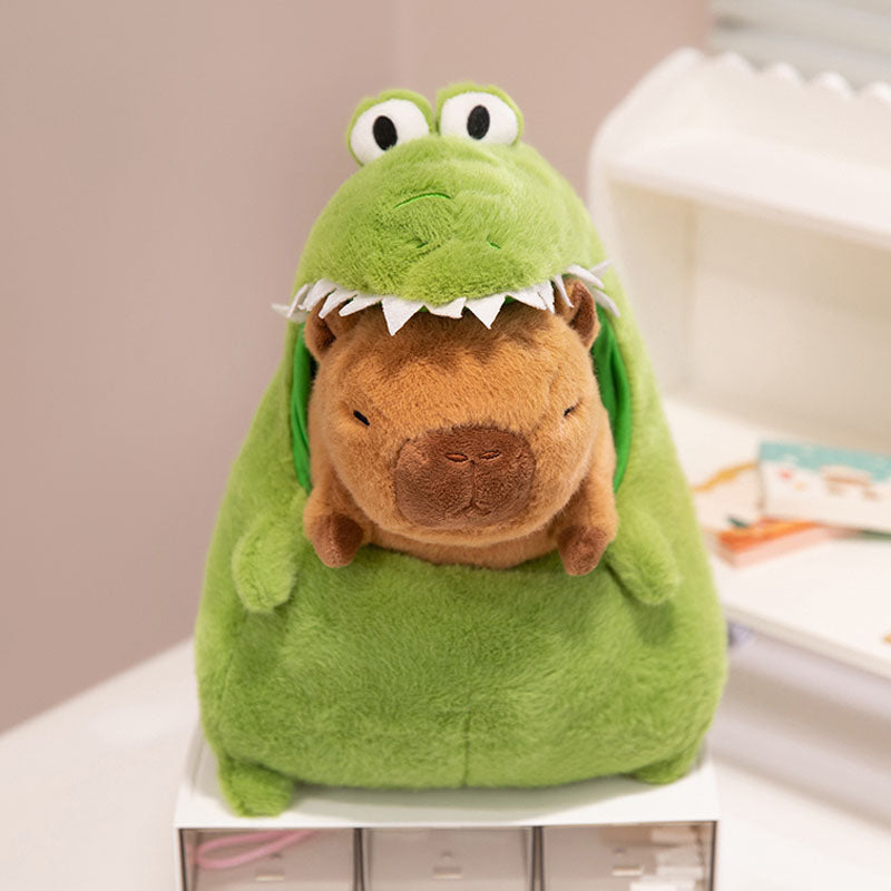 Cute Crocodile with Capybara Plush Toy toy triver